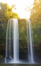 Sunrise On Misol Ha Waterfall Palenque Royalty Free Stock Photo