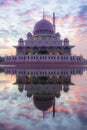 Sunrise moment at Putra Mosque