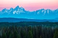 Sunrise in Montana near the Beartooth Hyway Royalty Free Stock Photo