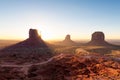 Sunrise at Monument Valley, Arizona. Royalty Free Stock Photo