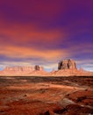 Sunrise Monument Valley Arizona Navajo Nation Royalty Free Stock Photo