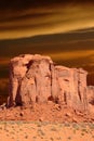 Sunrise Monument Valley Arizona Navajo Nation Royalty Free Stock Photo
