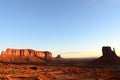 Sunrise Monument Valley Arizona Navajo Nation Royalty Free Stock Photo