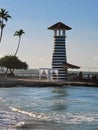 Sunrise mood at bayahibe lighthouse