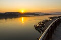 Sunrise Morning On The Mekong River