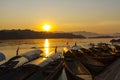 Sunrise Morning On The Mekong River