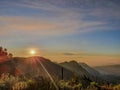 Sunrise on Mount Bromo, East Java, Indonesia Royalty Free Stock Photo