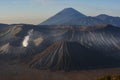 Sunrise at Mount Bromo volcano East Java, Indonesia. Royalty Free Stock Photo