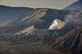 Sunrise at Mount Bromo volcano East Java, Indonesia. Royalty Free Stock Photo