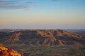 Sunrise on mount Bruce