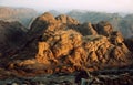 Sunrise at Mount Sinai, Egypt Royalty Free Stock Photo