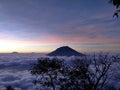 Sunrise mountain Sindoro
