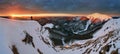 Sunrise in mountain - Slovakia Fatra Royalty Free Stock Photo