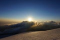 Sunrise in the mountains