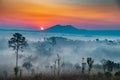 Sunrise in the mountains