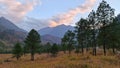 Sunrise in Mountiain landscape in arunachal pradesh, india