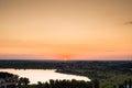 Sunrise near Bucharest Royalty Free Stock Photo