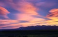 Sunrise near Fjallsarlon Glacial Lagoon