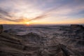 Sunrise near the Mars Desert research valley in Utah Royalty Free Stock Photo