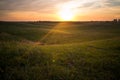 Sunrise in the Nebraska Sandhills Royalty Free Stock Photo