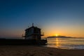 Sunrise on Nha Trang beach in Vietnam