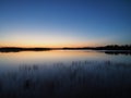 Sunrise on Nine Mile Pond in Everglades National Park, Florida. Royalty Free Stock Photo