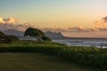 Sunrise at Nukolii Beach Park, Kauai, Hawaii Royalty Free Stock Photo
