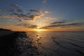 Sunrise off East Cape Sable, Florida. Royalty Free Stock Photo