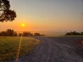 Sunrise Oklahoma horse farm