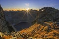 Sunrise from Ostra peak at Vysoke Tatry