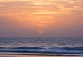 Sunrise over atlantic ocean Royalty Free Stock Photo