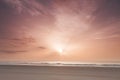 Sunrise over atlantic ocean Royalty Free Stock Photo