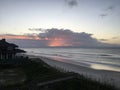 Sunrise over the Atlantic Ocean off North Carolina Royalty Free Stock Photo