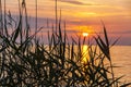 Sunrise over the Balaton lake, Hungaru