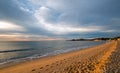 Sunrise over beach in San Jose Del Cabo in Baja California Mexico