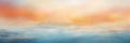 Sunrise Over Calm Seascape Artwork. Abstract Artistic Interpretation of Sunrise Over Ocean. Generative AI