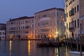 Sunrise over the canal grande Royalty Free Stock Photo