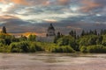 Sunrise at Capitol Lake in Olympia Washington Royalty Free Stock Photo