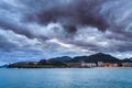 Sunrise over Castro Urdiales Royalty Free Stock Photo