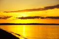 Sunrise over Chesapeake Bay Royalty Free Stock Photo