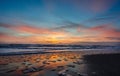 Sunrise over Cocoa Beach Royalty Free Stock Photo