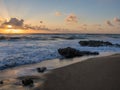 Sunrise over Coral Cove Park, Jupiter, Florida Royalty Free Stock Photo