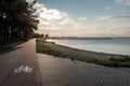 Sunrise over the Curonian Lagoon