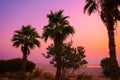 Sunrise over Dead Sea Royalty Free Stock Photo