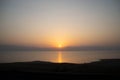 Sunrise over Dead Sea Royalty Free Stock Photo
