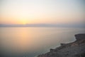 Sunrise over Dead Sea Royalty Free Stock Photo