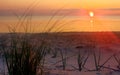 Sunrise over Delaware Bay Royalty Free Stock Photo