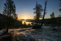 Sunrise over Eagle Falls, Emerald Bay, Lake Tahoe, California, USA Royalty Free Stock Photo