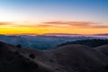 Sunrise over the East Bay Royalty Free Stock Photo