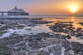 Sunrise over Eastbourne pier Royalty Free Stock Photo